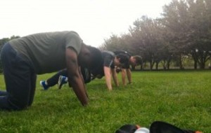 Séance de préparation physique