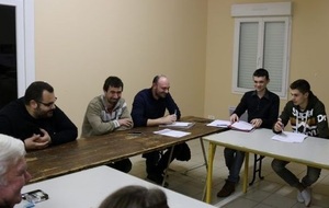 Réunion interne des entraîneurs