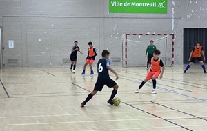 Match officiel à domicile contre Montreuil Ac